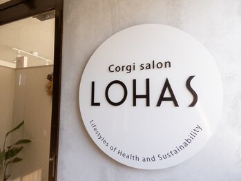 ロハス(LOHAS)/階段を登ると見える看板