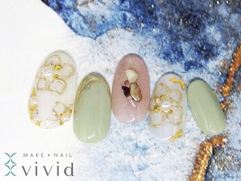 メイクプラスネイル ヴィヴィッド(MAKE+NAIL vivid)/◆和装ネイル◆