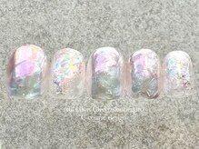 クレオ 中目黒店(Cleo)/【3月】オーロラ奥行きネイル