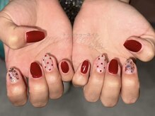 トゥートゥー(TOUTOU)/赤xドットxホログラム