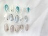 【hand】貝殻ネイル～mermaid　design～￥8980/￥9580