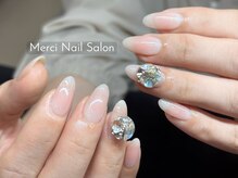 メルシー(Merci)/チークネイル＋可愛いパーツ2個