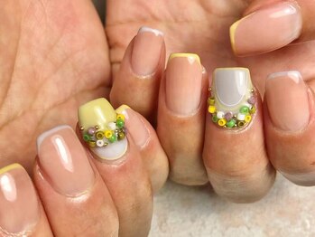 オーラリー ネイル アート メゾン(ORRERY nail art maison)/ハンド / ビーズ