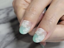 プリンセスネイル(Princess nail)/上品フラワーアート