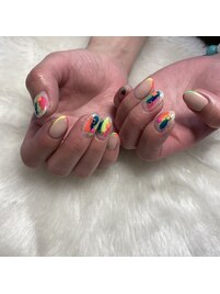 ネオン×ペンキ