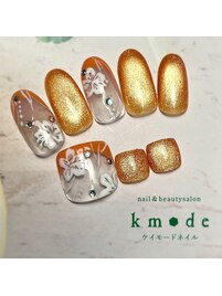 ハイビスカスネイル