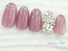 ラグジュアリーネイルズ タカダノババ(Luxury Nails Takadanobaba)/キラキラ*ラメ&ビジューNail