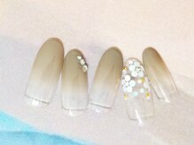 ネイルライフ(NailLife)/グラデーションお花ーネイル