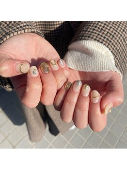 ミントリーフ バイ リート(Mint leaf by Reat)/ベージュゴールドニュアンス