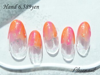 プラスネイル 銀座中央通り店(PLUS NAIL)/【2379】定額6,589円塗りかけ