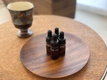 天然成分100％のアロマオイルをご用意しています♪