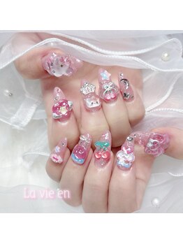 ラヴィアン 名古屋大須店(La vie en)/ドロップシールネイル