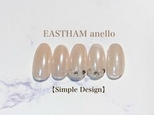 イーストハムアネーロネイル(EAST HAM anello nail)/定額シンプルデザイン