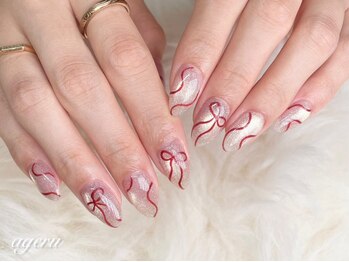 アゲル ネイルアンドアイラッシュ(ageru Nail&EyeLush】)の写真/【ネイル上級者も大満足な高技術☆】カラーやアートの種類が豊富なので満足度◎理想なデザインが叶う♪