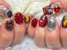 からふる/お客様オーダー推し活痛ネイル