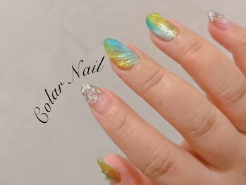 コラールネイル 本町(Colar Nail)の写真/推し活ネイルやモチーフもリクエスト多数！あなたの‘推し’への気持ちを手元に宿してみませんか？