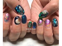 サニーサイドアップ ネイル(Sunny SideUp nail)/galaxy art