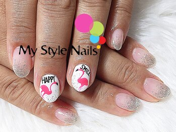 マイ スタイル ネイルズ(My Style Nails)/ラメグラデーションジェル