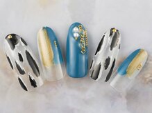 ネイルプラザ 河原町OPA店(NAIL PLAZA)/夏色塗りかけネイル