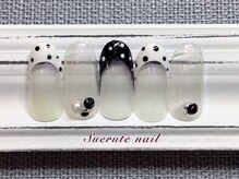 スエルテ ネイルサロン 北千住店/ドットフレンチネイル ¥8000