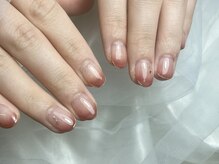 ペネイル(Pe nails)/グラデーション先端ミラー