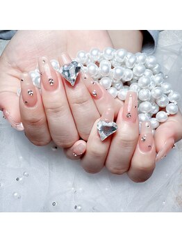 Mネイル/ピンクベージュ