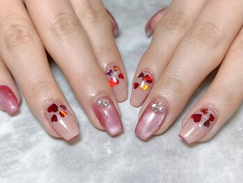 サロン ウネルマ 小郡店(salon UNELMA)の写真/【定額デザイン¥5990～】季節やトレンドに合わせて定期更新中☆定額アートネイルでネイル初心者でも安心♪