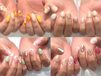 ボタネイル 近鉄八尾駅前店(BOTA NAIL)の写真/持ち込みデザイン◆60分6000円◆90分8000円見つけたお気に入りネイルを最大限再現！可愛いネイルに気分UP♪