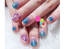 マイ スタイル ネイルズ(My Style Nails)/ラメグラデーションジェル