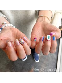 ピンク×ブロック☆11000円