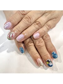 シンプルジェルネイル＆本格ケア