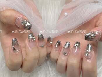 エムプラスネイル 新宿(M+Nail)/成人式ネイル