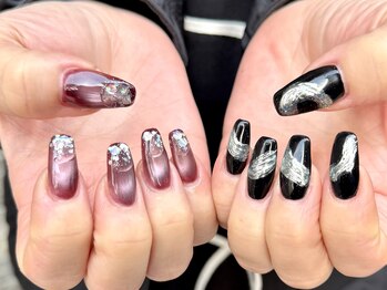 ハズグラスネイル(Haze Grass nail)/定額ネイルデザイン