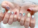 マグネット/宝石ネイル