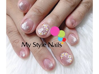 マイ スタイル ネイルズ(My Style Nails)/ラメグラデーションジェル