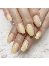 カラーリリー 恵比寿(Calla lily)/イエロー春ネイル