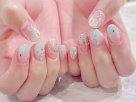 #クリスマスネイル