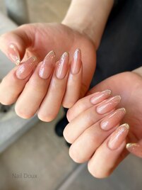 ミラーフレンチネイル