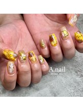 エーネイル(A.nail)/奥行き向日葵アート♪