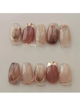 モアグラム 池袋東口店(More Glam)/マーブルネイル