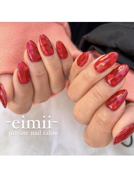 エイミー(eimii)/バレンタインネイル