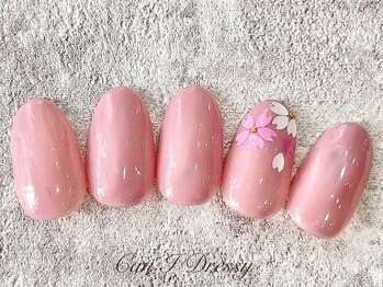 キャンアイ ドレッシー 横須賀中央店(Can i Dressy)/桜ネイル¥6000