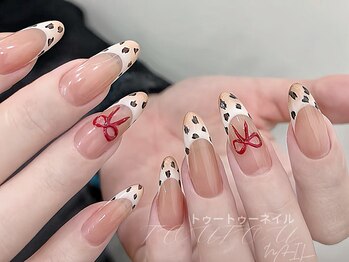 トゥートゥー(TOUTOU)/ヒョウフレンチxリボン