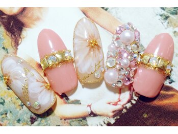 ネイルサロンアンドスクール アルティラ(Nail Salon& School ALTIRA)/秋フラワーネイル★