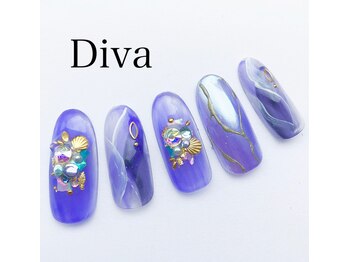ネイルサロンディーバ 塚口店(Diva)/パープルネイル