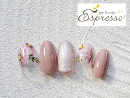 コスモスネイル　秋桜ネイル