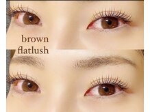 ジジ(JIJI)/ブラウンフラットラッシュ