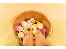 彗星蘭 浅草店/お花の足湯