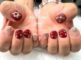 クリスマスネイル