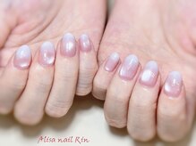 アリサネイル(ALISA NAIL)/マグホワイトグラデーション